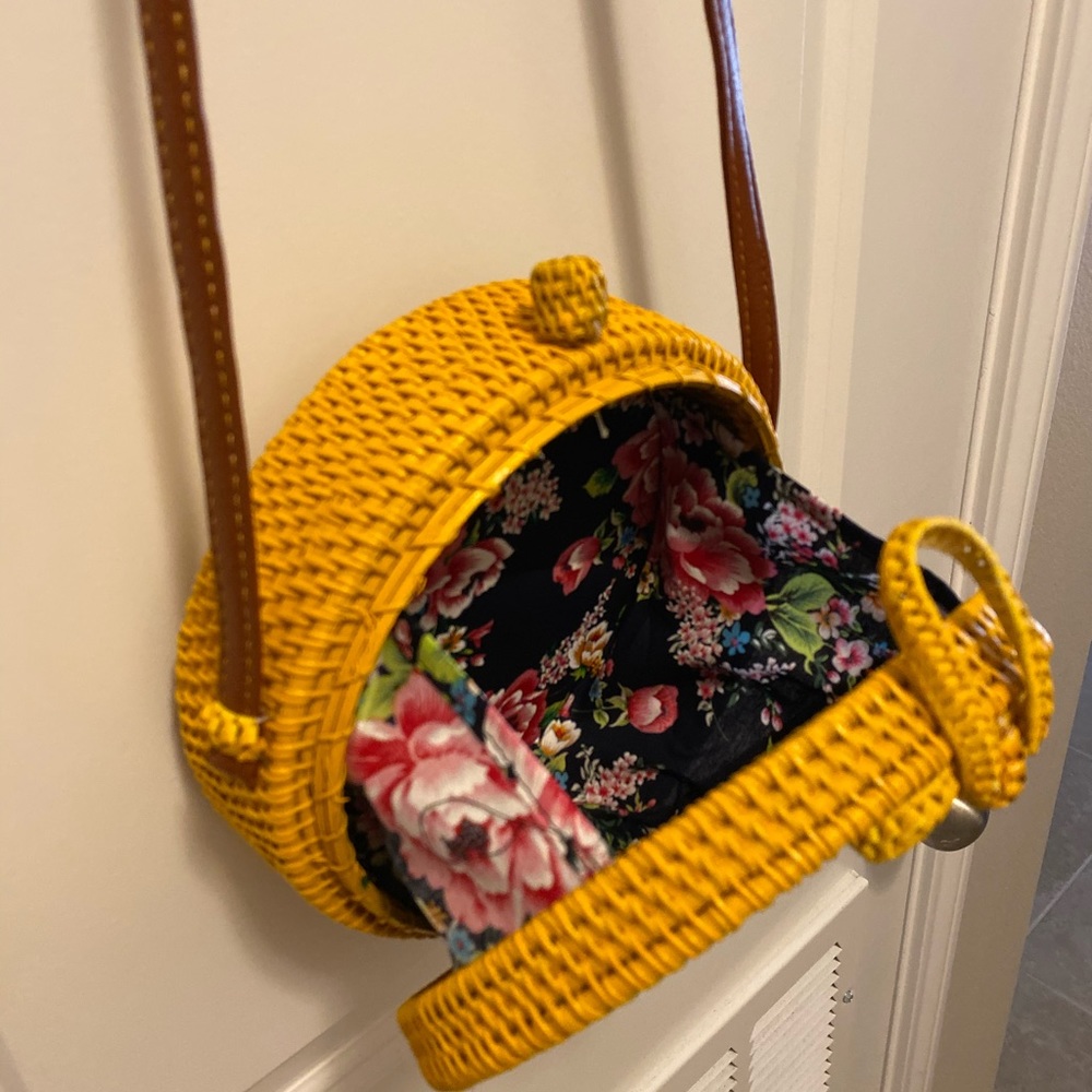 Woven Basket bag.